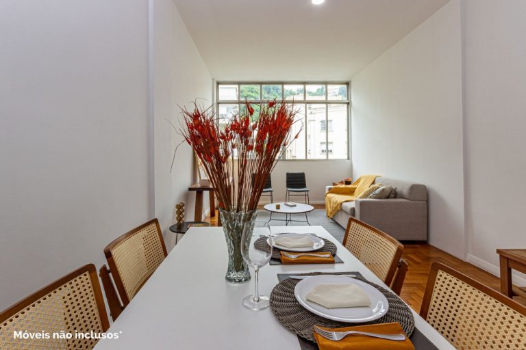 Botafogo – Frente – 3 Quartos 1 suíte – 1 Vaga